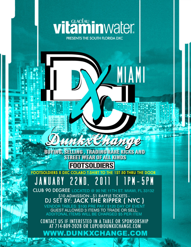 Dunkxchange show, sneaker event, Miami DXC