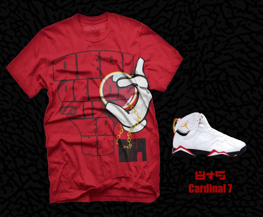 Jordan Cardinal 7 shirt