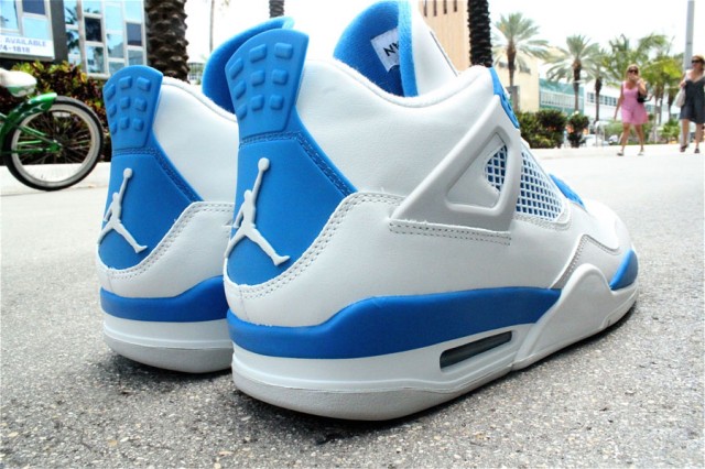 Military hot sale blue 4's