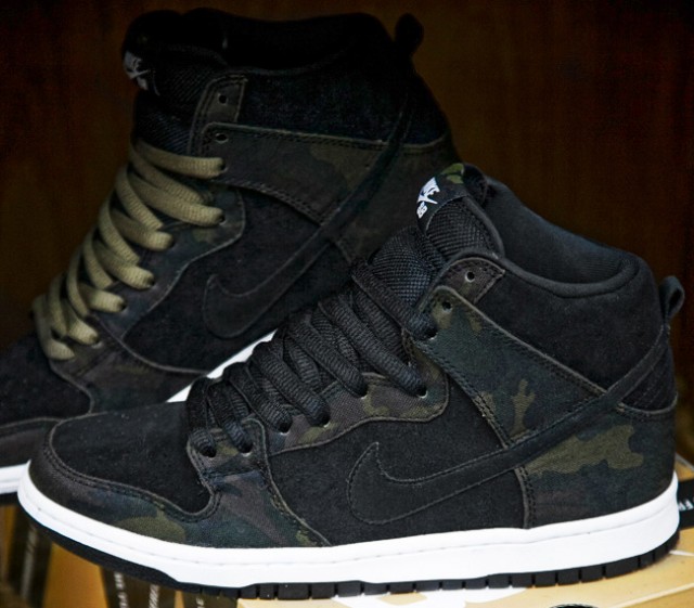 camo nike sb dunk high