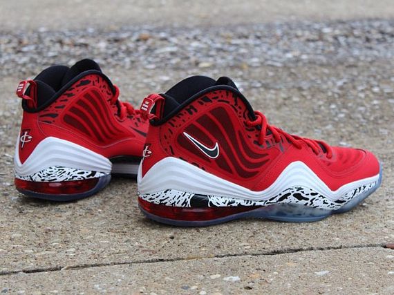 Nike penny hot sale red