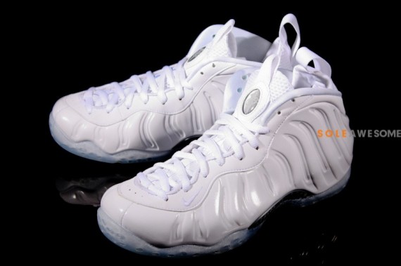 nike air foamposite one white