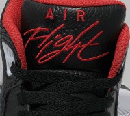 nike air flight 89 black red