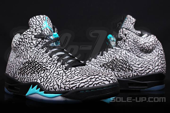 Elephant print jordans store 5