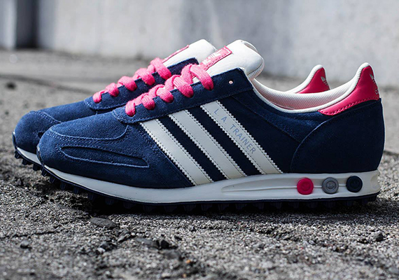 adidas la trainer navy blue