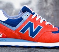 new balance 574 red white and blue