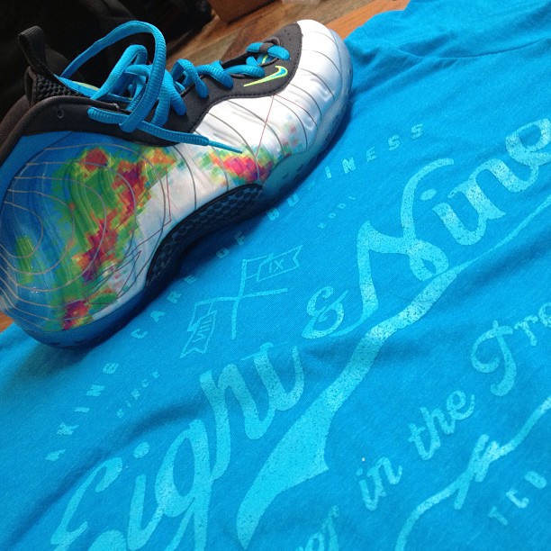 Weatherman 2025 foamposite shirt