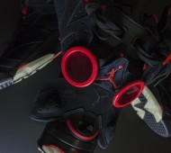 Air Jordan VI (6) "Black Infrared" Gas Mask by Freehand Profit