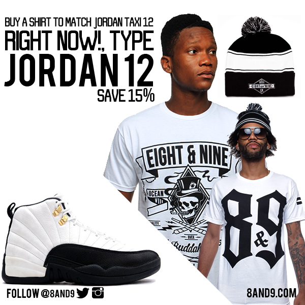 jordan 12 taxi shirt