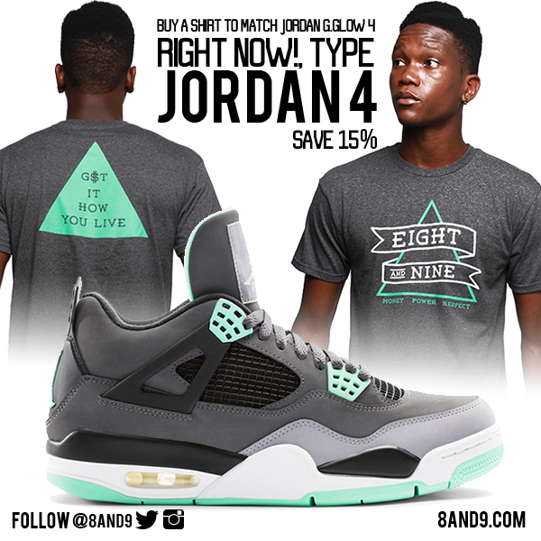 jordan 4 green glow