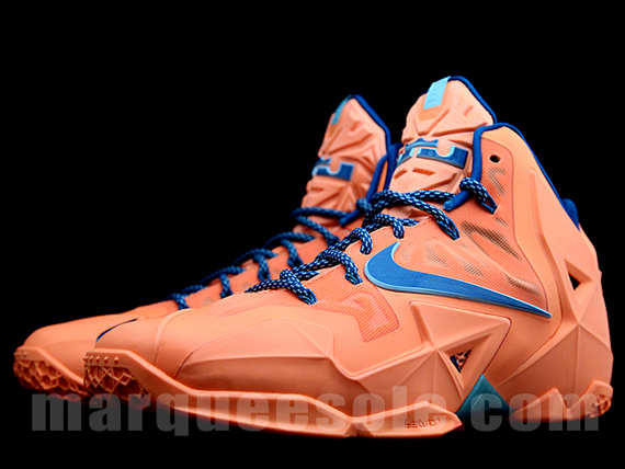 Lebron 11 outlet orange and blue