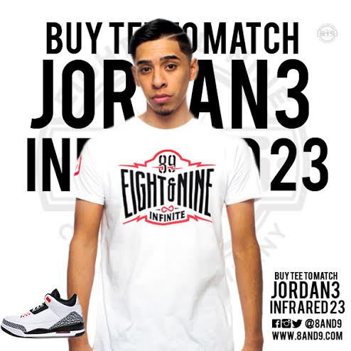 jordan 3 infrared 23 shirt 3