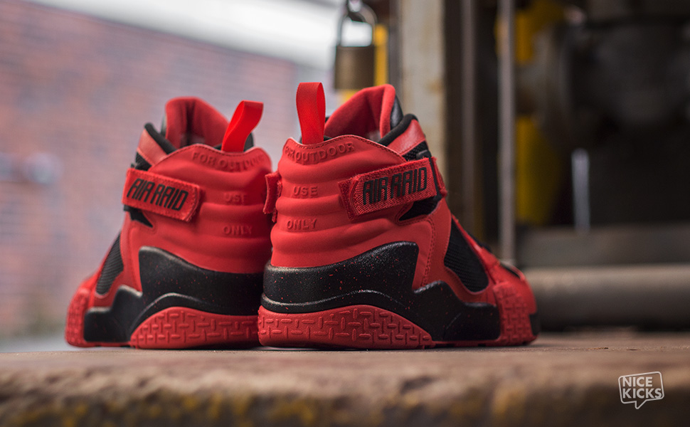 nike air raid red and black