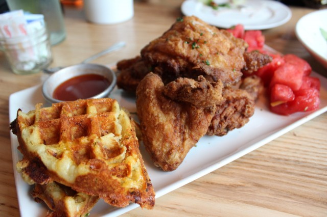 Miami Food - Yard Bird Chicken and Waffles (8and9 Clothing Blog)