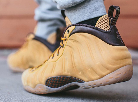 nike foamposite brown