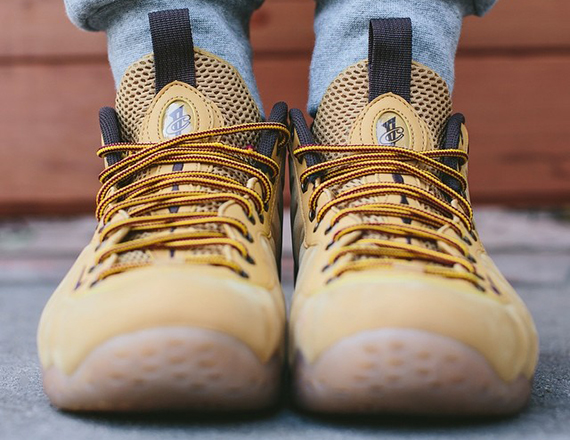 nike foamposite wheat