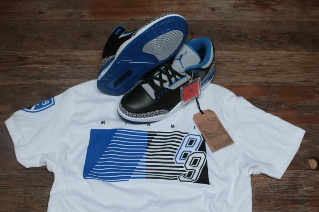 sport blue jordan 3 shirt 1