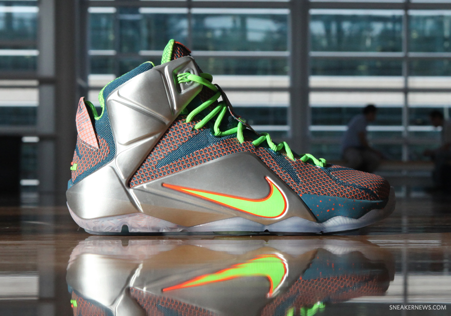 Nike lebron on sale 12 argent