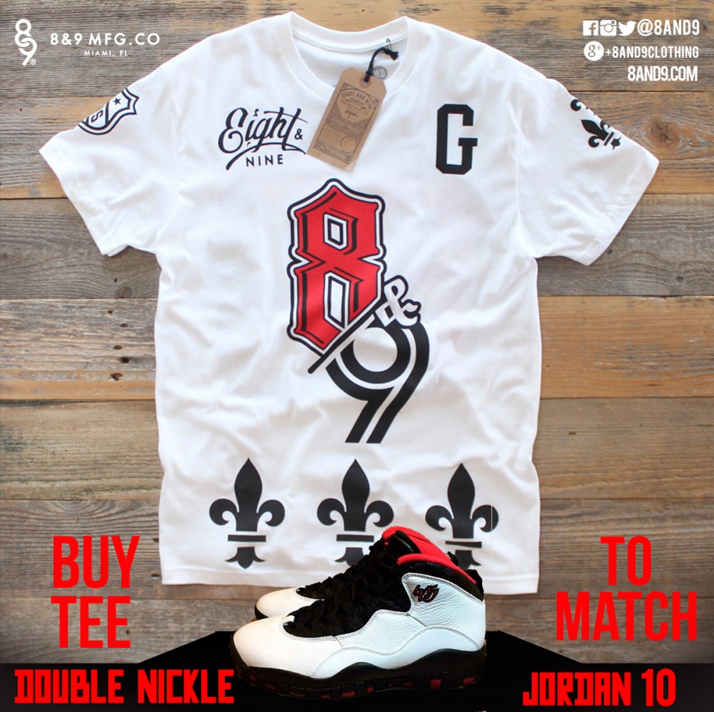 jordan 10 double nickel shirts goons remix