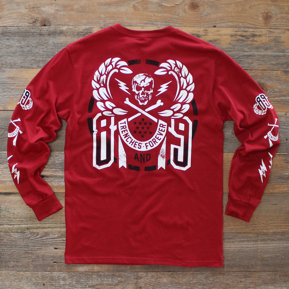 new 2015 february long sleeve tees sniper red 2